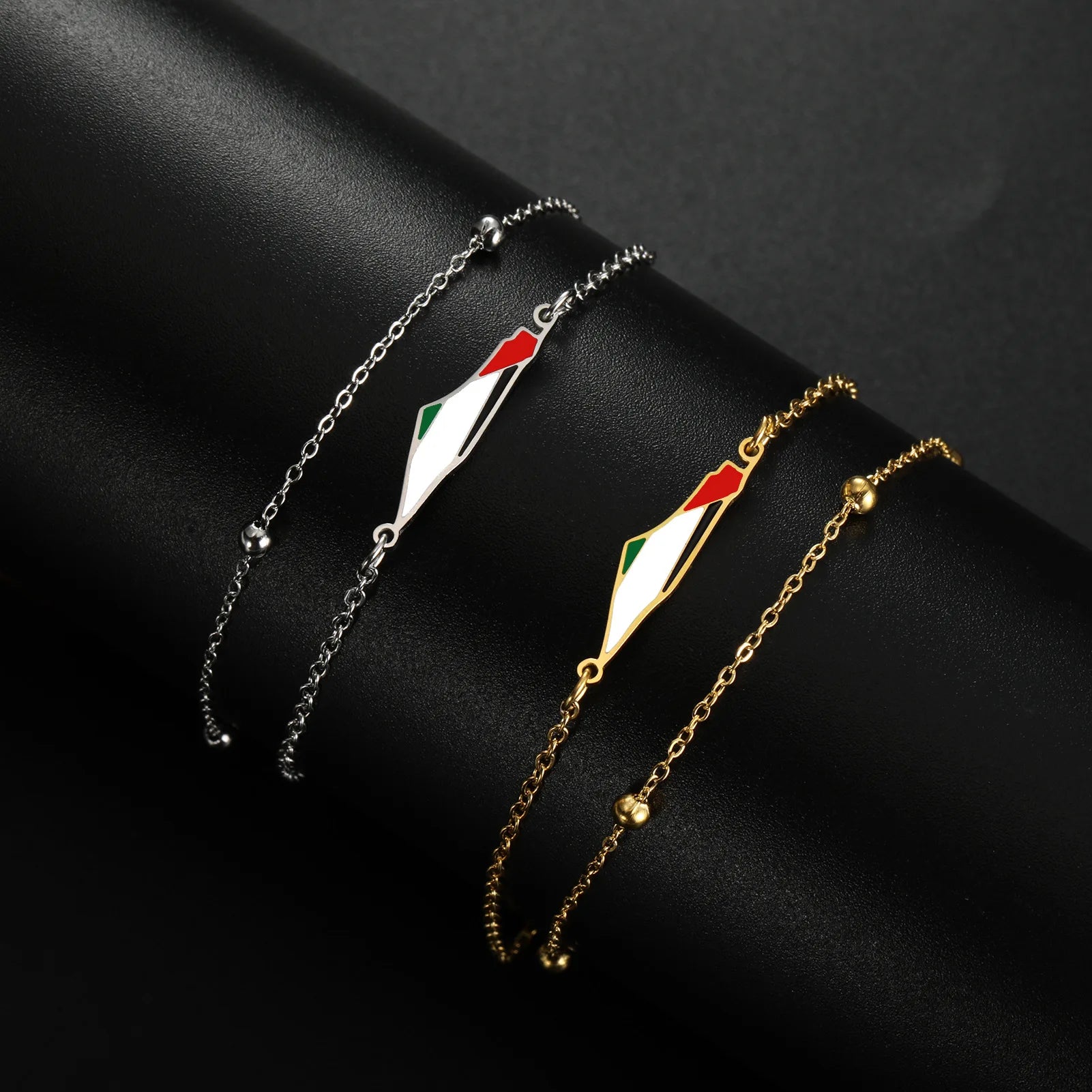 Bracelet Palestine - Doré ou argenté